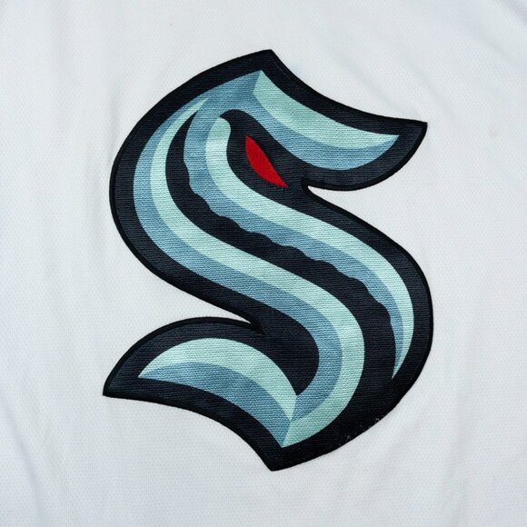 Seattle Kraken Hockey Jersey Men's 2XL Fanatics Breakaway Giordano #5 White Away - Picture 5 of 16